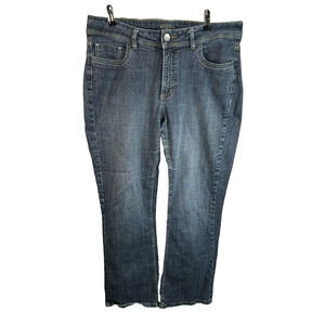 Riders By Lee Jeans Womens size 16 P Blue Cotton Blend Straight ~28" Inseam
